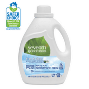 Seventh Generation 67202347 Natural Laundry Detergent, Free & Clear, 100 Oz