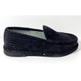 thumbnail image 5 of Slippers International Men's Corduroy Black Loafer, 3710 - Size 6W, 5 of 6
