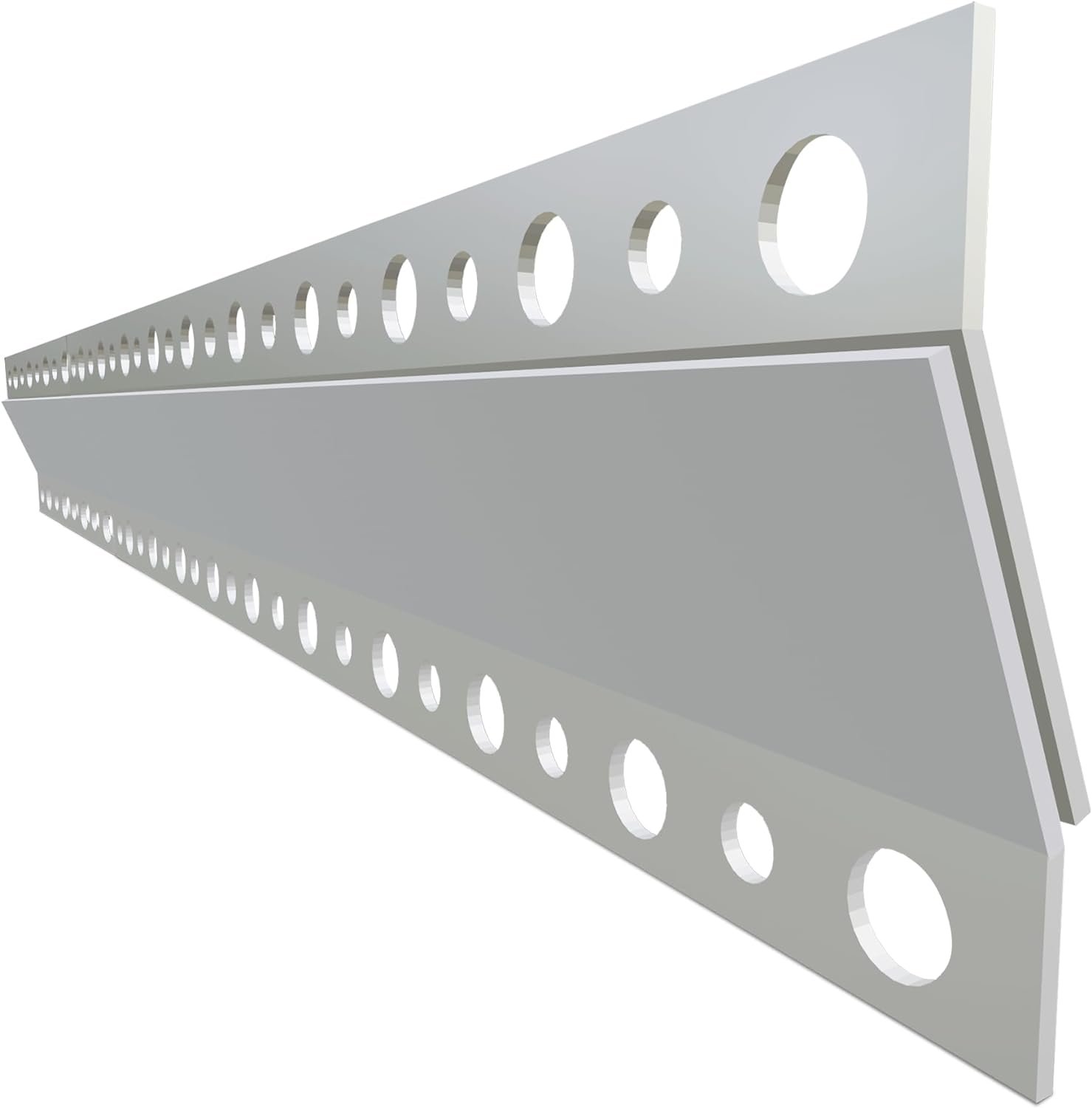 Picture Hang Solutions 45 in Flare French Cleats for Wood Frames 225-lb Capacity 1 Pair per Pack
