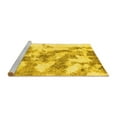 thumbnail image 2 of Ahgly Company Machine Washable Indoor Rectangle Abstract Yellow Modern Area Rugs, 7' x 10', 2 of 4