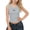Gray, variant on Tsesme Summer Sleeveless T-Shirt for Girls, Round Neck Slim Fits Crop Tank Tops, Summer Breathable Comfy Tanks 2-14 Year
