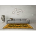 thumbnail image 3 of Ahgly Company Indoor Rectangle Medallion Yellow Traditional Area Rugs, 3' x 5', 3 of 4