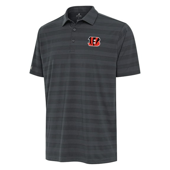 Men's Antigua Pewter Cincinnati Bengals  Tunnel Polo