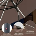 thumbnail image 2 of 13Ft Large Patio Umbrella Outdoor Double-Sided Market Extra Large Table Umbrella Outdoor Patio Easy Crank for Yard, Poolside, Deck, 2 of 14