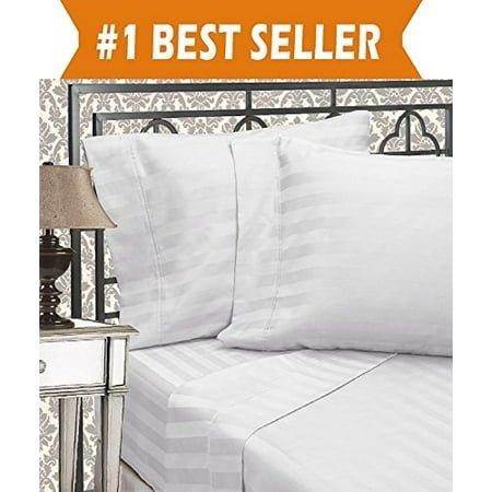 Elegant Comfort Best, Softest, Coziest 6-Piece Sheet Sets - 1500 Thread Count Egyptian Quality Luxurious Wrinkle Resistant (Best Quality Bed Sheets Reviews)