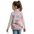 thumbnail image 3 of Pzuqiu Dragon Kids Sleeveless Vests Versatile Zipper Winter Sleeveless Jacket with Pockets Soft Comfortable Fall Outfits Fashion Clothing Personalized Casual Clothes for Girls, 3 of 7