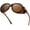 Brown, variant on Retro Aviator Steampunk Polarized Sunglasses with Leather Side Shield Vintage Goggles Gothic Eyewear for Men Women