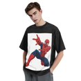 thumbnail image 4 of Spider-Man 230g Vintage Washed Drop Shoulder T-Shirt - Iron On, 4 of 7