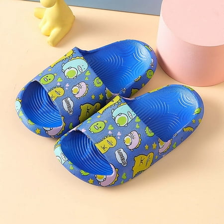 

Herrnalise Children s Shoes Three-dimensional Cartoon Dinosaur Non-slip Soft-soled Slippers summer sale