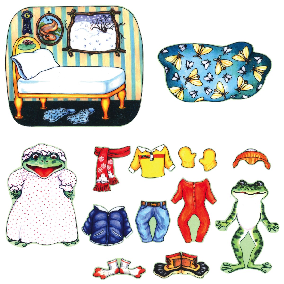 Story Time Felts Froggy Gets Dressed Felt Story Set
