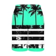 thumbnail image 5 of LIBRCLO Mens Swim Trunks Thin Quick Dry Hawaiian Bathing Suits Elastic Waist Swimsuits Summer Beach Board Shorts Patchwork Color Swimwear Mint Green XXL, 5 of 5