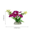 thumbnail image 5 of LOLIPPYY 12Pcs Sashimi Plate Decor Artificial Flower Adornments for Hotel Dish Decoration, 5 of 6