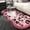 Style 1, variant on 4 Styles Cute Cat Character Bedside Rug, Pink Leopard Print Non-Slip Fluffy Area Carpet