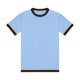 thumbnail image 4 of Camiseta informal de manga corta con cuello redondo y color liso para niños de 3 a 12 años, 4 of 9