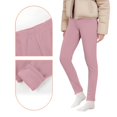 thumbnail image 4 of Resicozy Girls' Fleece Leggings, Elastic Stretch Waistband Warm Pants For Kids Thick Soft Fabric, Versatile Daily Sports Wear 2-15 Years Royal Blue 100, 4 of 6