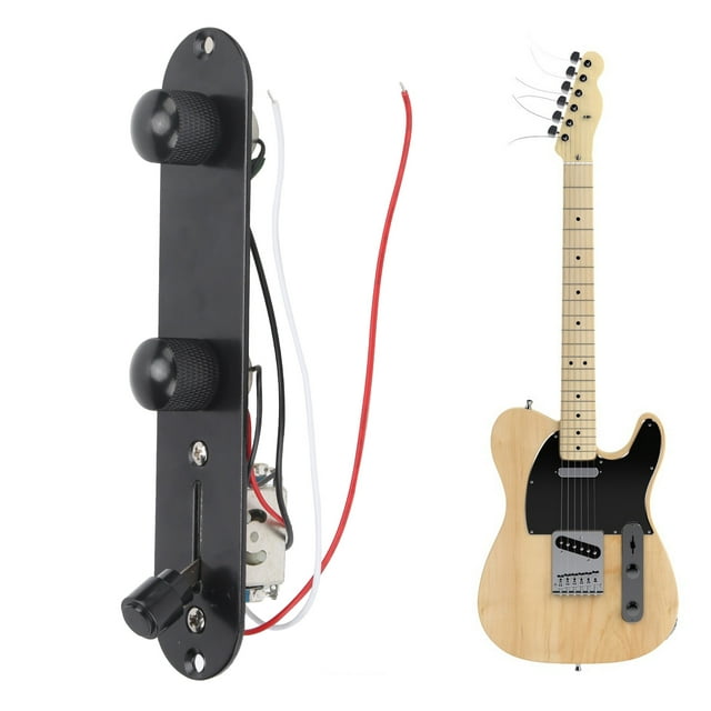 Plaque de Commande de Guitare Métal Précâblé Circuits Imprimés Accessoires de Performance pour TL Guitare Électrique Accessoires de Remplacement