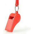 thumbnail image 5 of 12-pack Coach Referee Sports Plastic Whistle With Lanyard Set (red), 5 of 5