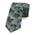 thumbnail image 1 of Necktie, Abstract Structures, 3.7", Army Green and Pale Taupe, by Ambesonne, 1 of 4