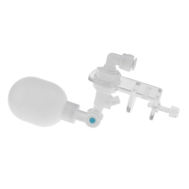 TISHITA Acrylic + Plastic Mini Float Valve, Aquarium Tank Mount, Adjustable Arm to