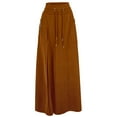 thumbnail image 5 of DHFJKG Long Skirt Sets For Women 2 Piece Outfits Long Sleeve Hooded Sweatshirts Side Slit Maxi Skirts With Pockets Spring Trendy Outfit, 5 of 5