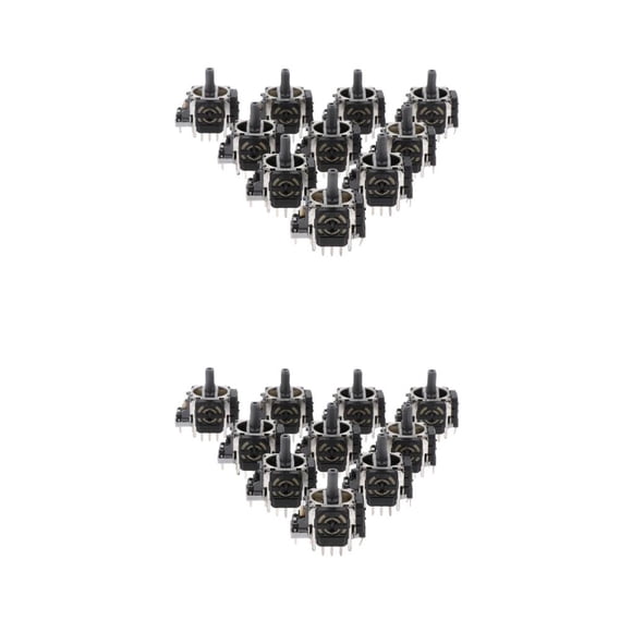 Inteprter L R Analog Joystick Control 3D Rocker Pieza de repuesto para PS3 2piezas Tipo 2 10 piezas
