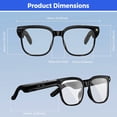 thumbnail image 6 of VTIN AI Smart Glasses with Camera, 4K 800W HD Video Recording Glasses with Audio, Bluetooth Sunglassess with Camera, Real-Time Translation, Voice Assistant, Object Recognition, Hands-Free Music Calls, 6 of 9