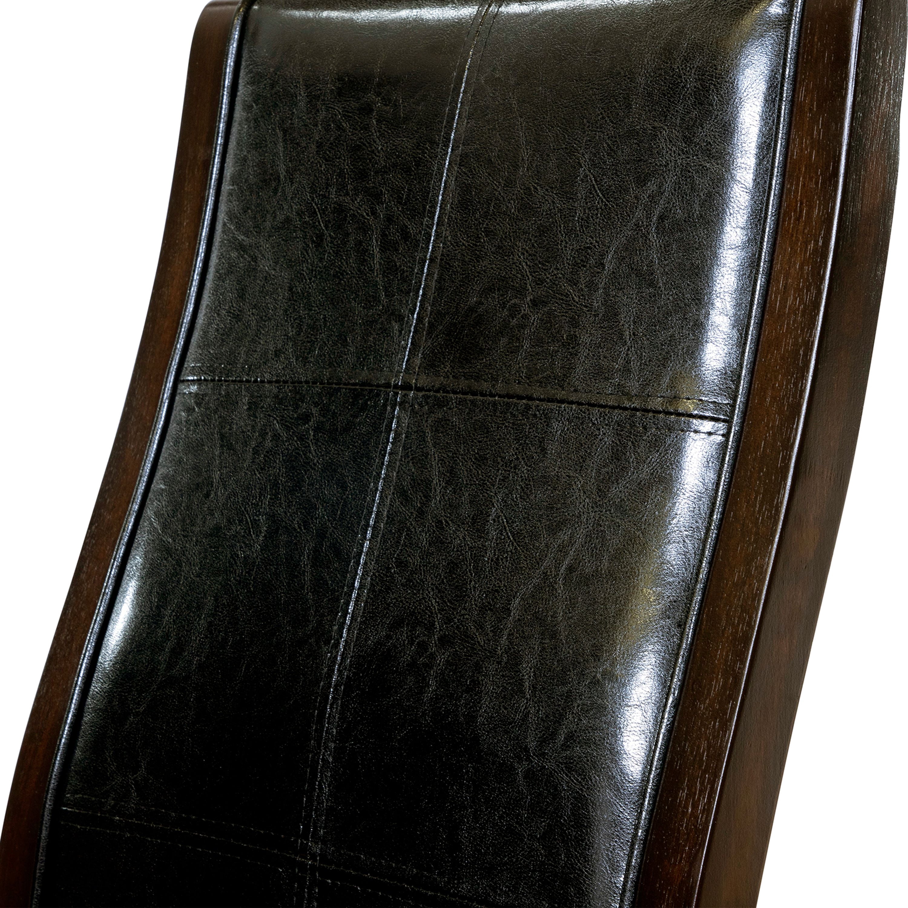 Lorin Contemporary Dining Chairs, Espresso, Set of 2