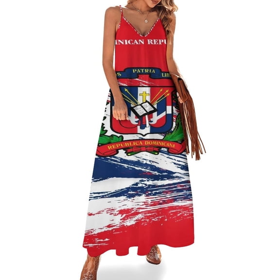 Dominican Republic Sleeveless Dress Loose Women's Dress Dresses Luxury Evening Dresses