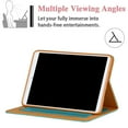 thumbnail image 5 of Allytech Case for iPad Mini 2021(6th Gen 8.3 inch), iPad Mini 6 Cover, Embossed Floral & Butterfly PU Leather Folio Anti-Slip Stand Auto Sleep Wake Card Holder Case for iPad Mini 6th Gen 2021, Green, 5 of 7