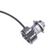 thumbnail image 3 of (1 par a la venta) Foco de luz antiniebla láser para coche, foco de cañón de acero grande de 21W, luz LED modificada para coche, luz blanca de 6000K [H7], 3 of 8