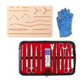 thumbnail image 1 of Silicone Suture Kit Students Practice Kit Suture Practice Model Educational Teaching Equipment, 1 of 5