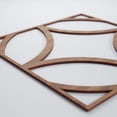 thumbnail image 4 of Ekena Millwork 23 3/8"W x 23 3/8"H x 3/8"T Large Crosby Decorative Fretwork Wood Wall Panels, Walnut, 4 of 7