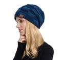 thumbnail image 6 of hirigin Women Winter Warm Skull Cap Classic Fleece Lined Beanie Hat Thick Slouchy Knitted Hat, 6 of 8