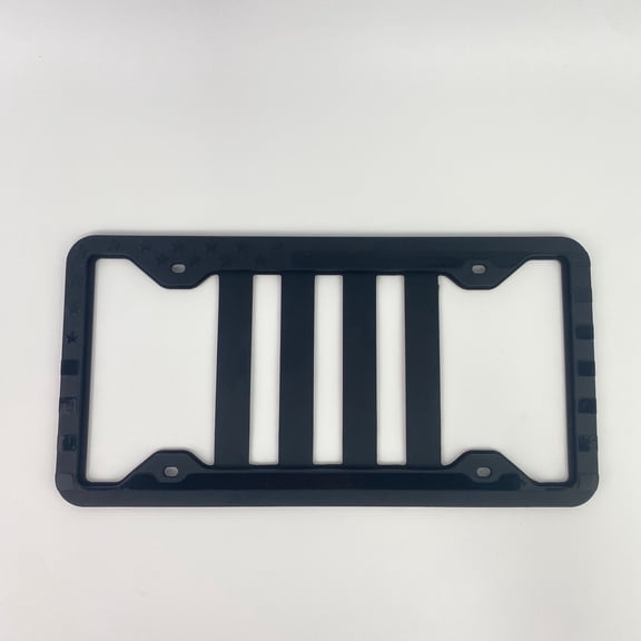 XIRADUP License plate frames,License Plate Cover & Frames, Clear License Plate Protector, ABS Car Front/Rear License Plate Frame with Screws Caps, Fit Any Standard US Plates