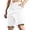 White, variant on hlysgo Men's Baggy Shorts Wide Leg Loose Fit Elastic Waist Shorts Y2K Style Hem Basketball Short with Pockets Black,2xL