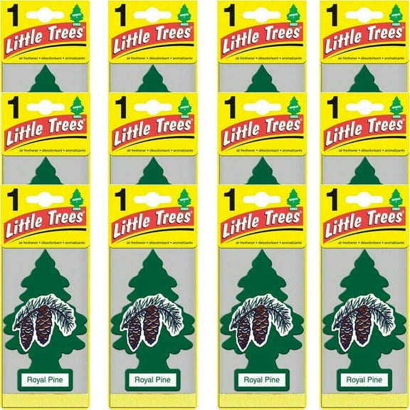 Little Trees Royal Pine Car Air Fresheners, Pack of 12