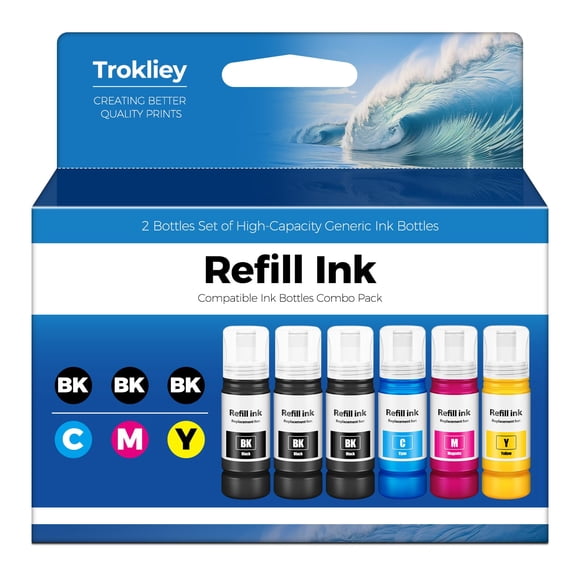 Compatible for EPT522 Ink Refill Bottles ET-2800 ET-2400 ET-4800 ET-2803 ET 2800 ET 4800 for EPT522 Ink Bottles for ET2800 ET 2400 ET4800 ET2400 ET 2