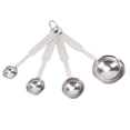 thumbnail image 2 of Juego De Cucharas Medidoras, Cucharada Pequeña A Prueba De Herrumbre, Ligera, Precisa, Fácil De Limpiar, 4 Piezas Para Cocinar Y Hornear, 2 of 7