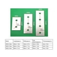 thumbnail image 3 of Aluminum Joining Plate, Strong and Sturdy with Infinite Positioning Possibilities for Construction Industry Aluminum Frame Structure, 10Pcs Joining Plate for Linear Extension, 3 of 7