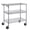 Silver-30"L x 18"W x 32.4"H, variant on Finnhomy 3 Tier Heavy Duty Commercial Grade Utility Cart, Wire Rolling Cart with Pushing Handle Bar, Steel Metal Kitchen Service Trolly with Wheels, Shelf Size 18" D x 36" W, NSF, Chrome