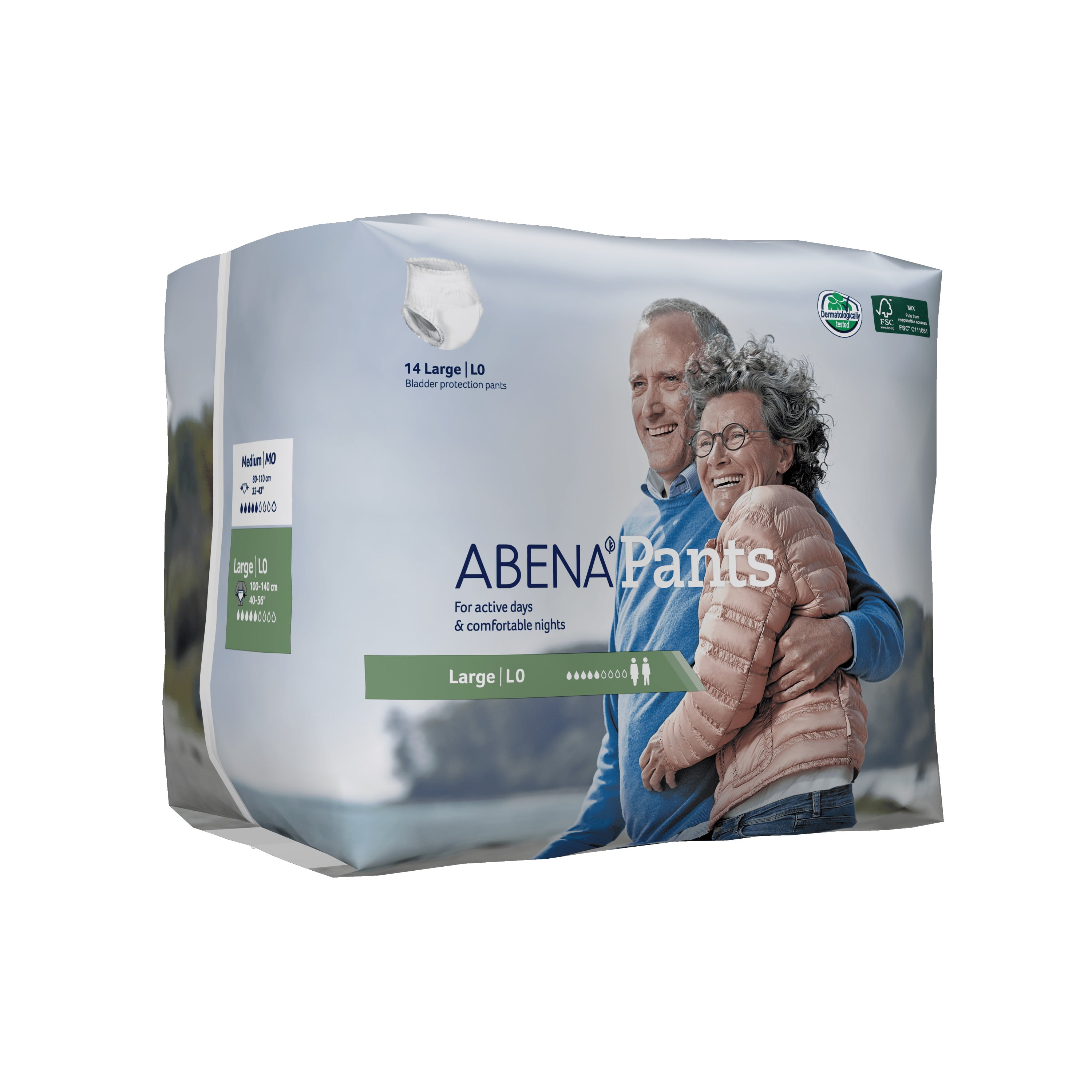 Abena Pants Premium Incontinence Underwear, L0 , 14 Count