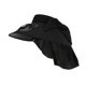 thumbnail image 3 of Ventilador de moda de sombrero de visor de ventilador para pescar Camping Beach al aire libre deportes al aire libre Negro, 3 of 8