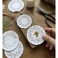 thumbnail image 3 of The Baker Celebrations 4" Lace Paper Doilies 100 Count, White, 3 of 9