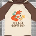 thumbnail image 4 of Inktastic My Gigi Loves Me Fox Grandchild Boys or Girls Long Sleeve Baby Bodysuit, 4 of 5