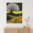 thumbnail image 4 of Boho Beauty Folk Style Blossom Tree Extra Large XL Wall Art Poster Print, 4 of 5