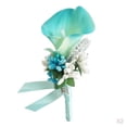 thumbnail image 1 of 2 Piezas Ramillete Lindo, Calla Rhinestone Novio Nupcial Boda, 1 of 6