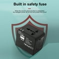 thumbnail image 2 of Universal Worldwide Phone Charger Travel Wall AC Power Plug Adapter All in One with Dual, 2 of 8