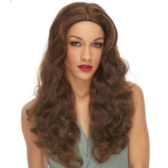Characters Deluxe Showgirl Synthetic Wig - Brown