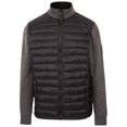 thumbnail image 1 of DLX Mens Jacket Padded Full Zip Fleece Sleeves Casual Water Repellent Warner, 1 of 2