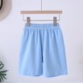 thumbnail image 4 of ATOGUTA Boys Exercise Shorts Size 5T-15 Kids Athletic Basketball Shorts Casual Elastic Waist Summer Clothes with Pockets Blue, 4 of 6